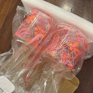 Lilly Pulitzer plastic tumblers NWT never opened